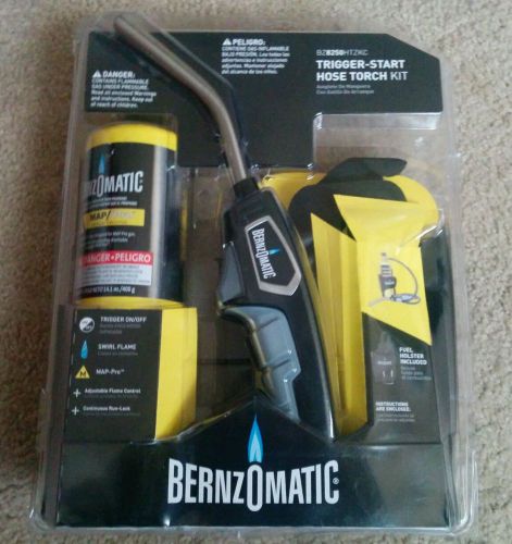 NEW Bernzomatic BZ8250HT - Trigger Start 5&#039; Hose Torch with Fuel Holster