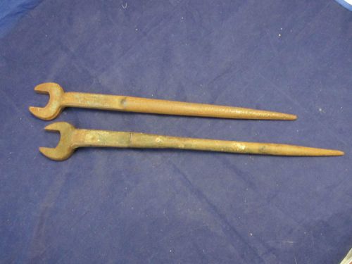 Two 2 vintage 1  1/8  inch spud wrench set williams and 907a tool for sale