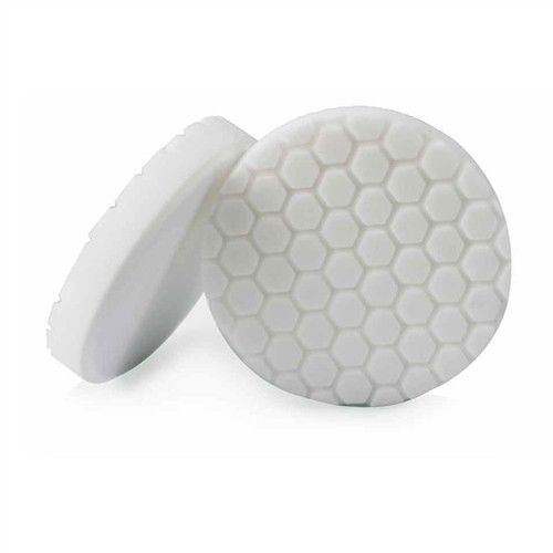 White Foam Compounding Pad with Hex Face