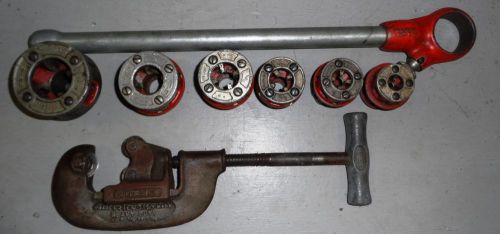 Ridgid brand, Made in USA pipe threader and cutter set