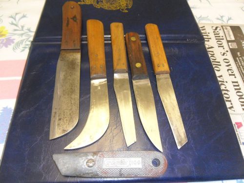 A job lot of LEATHERWORKERS TOOLS