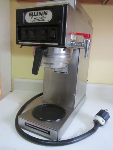BUNN-OMATIC COMMERCIAL COFFE BREWER 3 BURNER WITH HOT WATER TAP MODEL STF-35