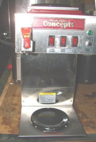 Classic Coffee Concepts Commercial Coffee Brewer  2 upper warmers 1 lower warmer