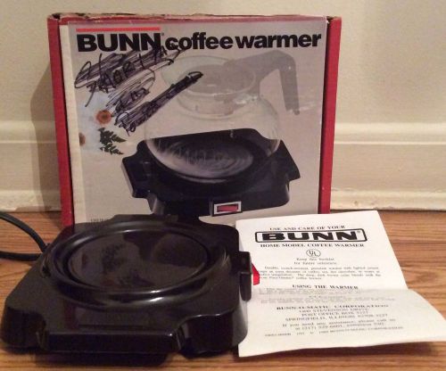 Bunn Model BCW Single Burner Coffee Pot Cup Warmer Bunn-O-Matic 60w