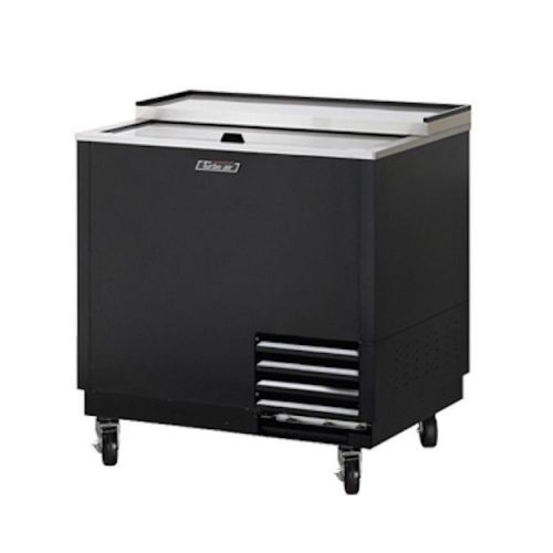 New turbo air 36&#034; black single lid underbar glass/mug chiller &amp; froster!! for sale
