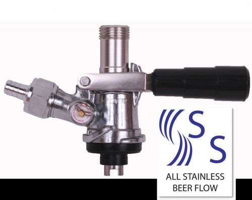 Sanke S European Beer Coupler Tap with Stainless Steel Probe   Free Shipping!