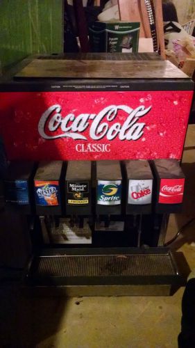 coke fountain - complete set-up