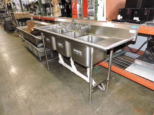Advanced Three Compartment Sink (16 Gage)