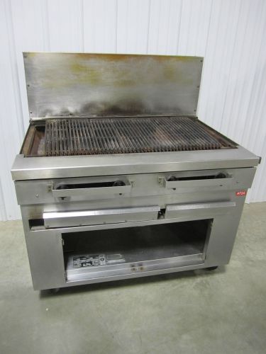 Southbend SCB 48R 48&#034; Radiant Charbroiler 4 Burner Grill On Stand Natural Gas