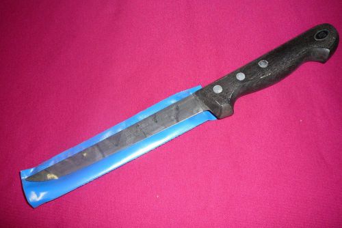 Lot of 6 vintage solingen ern carbon steel boning knives 6&#034; stiff narrow blade for sale