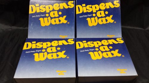 Dispens a wax flat deli patty paper sheets 4.75 x 5&#034;  10000 sheets dixie for sale