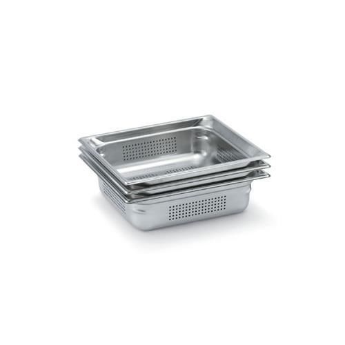 Vollrath 90023 super pan 3 full size perforated food pan, 2.5&#034; deep, 65mm for sale