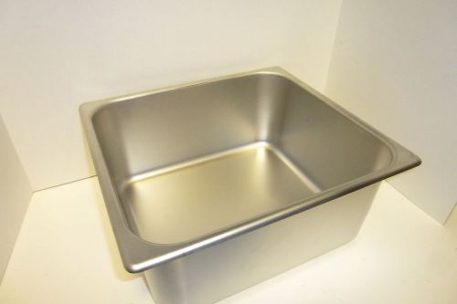 STEAM TABLE PAN 2/3 SIZE 6&#039;&#039; NEW
