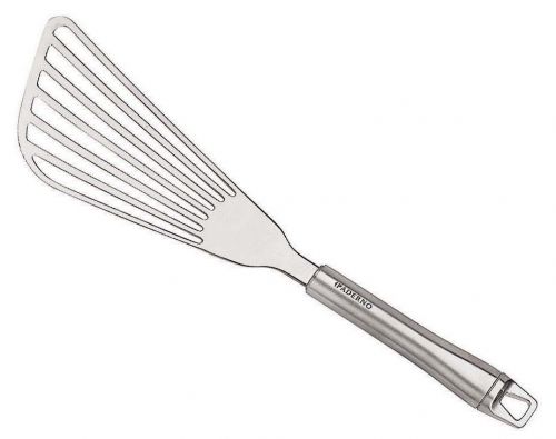 Slotted turner, Stainless Steel Blade &amp; Handle Flexible also use for stir frying