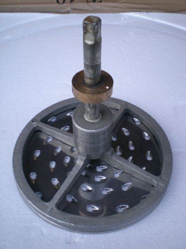 Hobart pelican head grater disc holder frame  #12 with new 5/16&#034; grater disc for sale