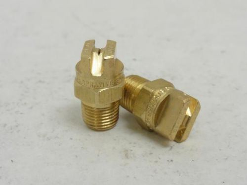 142018 new-no box, spraying systems h1/8vv-800050 lot-2 spray nozzle tips for sale