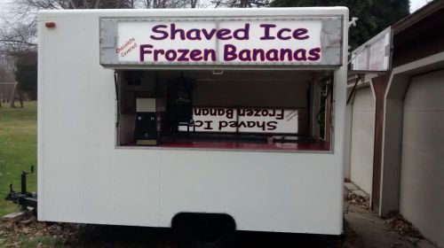 Concession trailer tropical sno shaved ice swan si100e nachos lemonade for sale