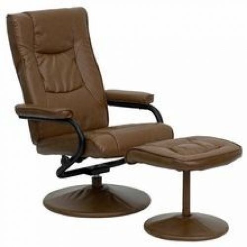 Flash Furniture BT-7862-PALIMINO-GG Contemporary Palomino Leather Recliner and O