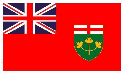 Bc067 flag of ontario (wall banner only) for sale