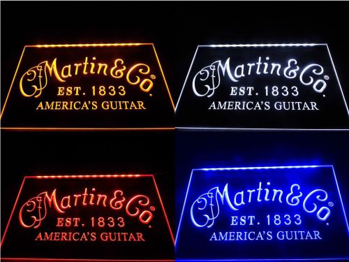Martin &amp; co led logo for beer bar bub garage billiards club neon light sign for sale
