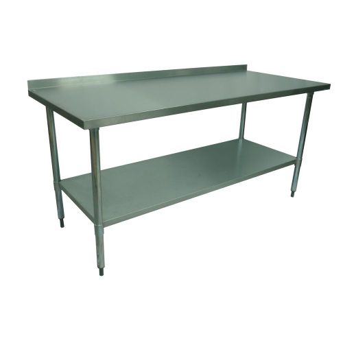 1524 x 762mm FULL #430 S/STEEL COMMERCIAL NON FOOD GRADE PREP OFFICE BENCH TABLE