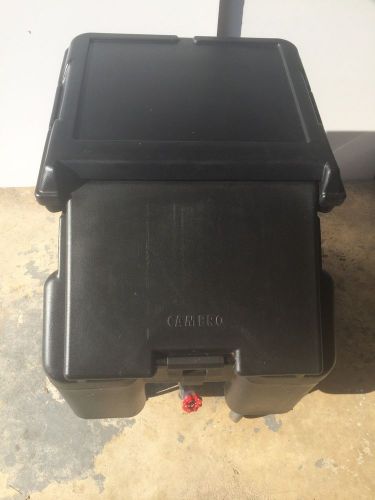 Cambro Ice Bin / Caddy, 100 lb. Capacity, Black