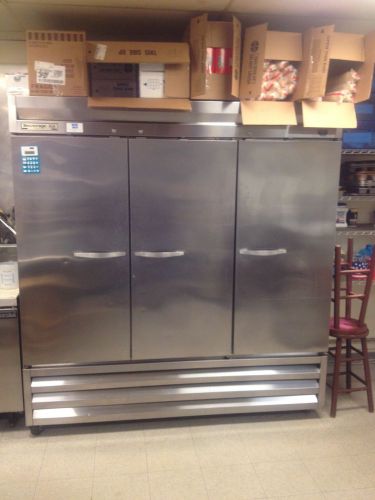 3 Door Beverage Air KF74-5AS Freezer