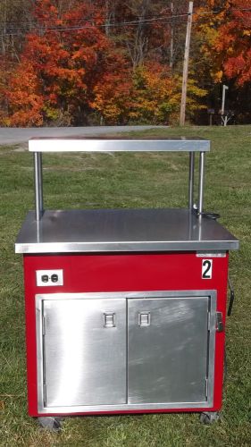 Delfield Stainless Buffet Seving Station w/Insulated Stainless Storage Cabinet