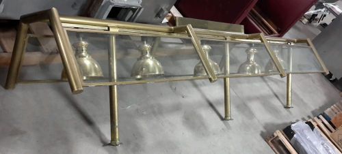 Used 11 Foot Gold Buffet Sneeze Guard