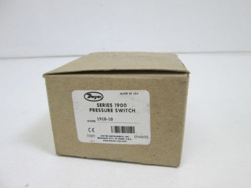 DWYER PRESSURE SWITCH (BROWN BOX) 1910-10 *NEW IN BOX*