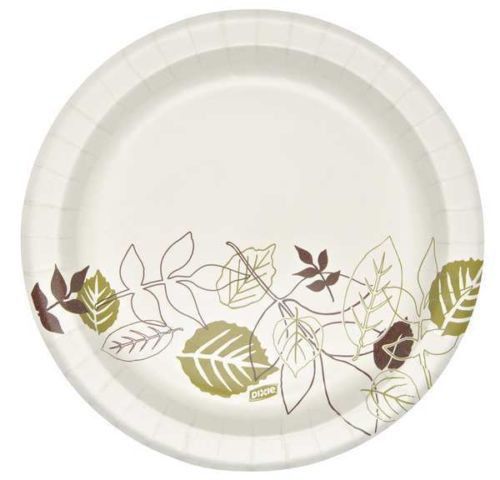 DIXIE UX9WS Paper Plate, Disposable, Pathway, PK500