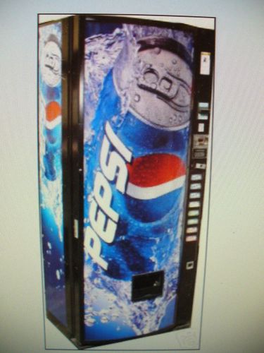 COLD DRINK -SODA CAN-BOTTLE VENDING MACHINE-DIXIE NARCO 440--bubble front