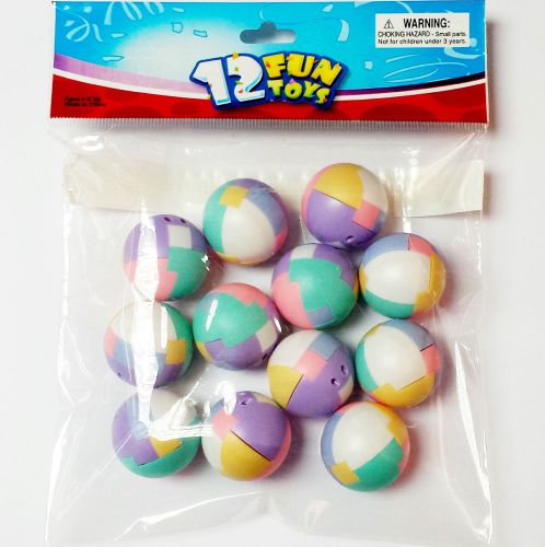 12 PUZZLE BALLS BULK VENDING TOYS FOR CAPSULE OR PARTY FAVORS PINATA GIFT