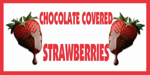 CHOCOLATE COVERED STRAWBERRIES BANNER