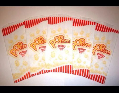 POPCORN BAGS 50 Pcs. 1 oz, OUNCE THEATER,PARTY,MOVIE