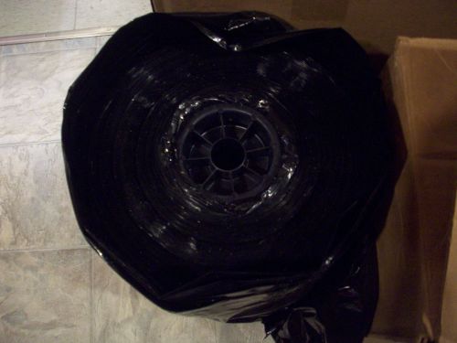 21 X 37 1 Roll Of Black Plastic Garment Bag Bags Apparel Cover Dry Cleaner