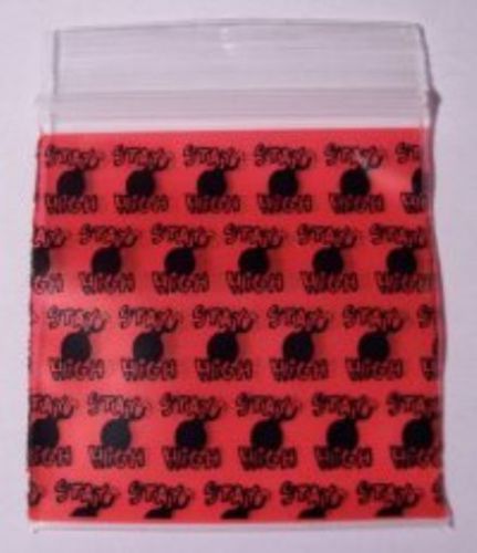 Printed Mini-ZipLock - Zip Lock Bags/Baggies -600 Bags-1 1/4&#034;w X 3/4&#034;h?? Stay Hi