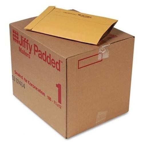 Sealed air jiffy padded heavy-duty mailer - padded - #1 [7.25&#034; x 12&#034;] - (49260) for sale