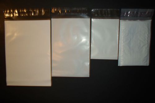 30 PC. 19X24 14.5X19 12X16 8.5X12 POLY BAGS + BUBBLE MAILERS