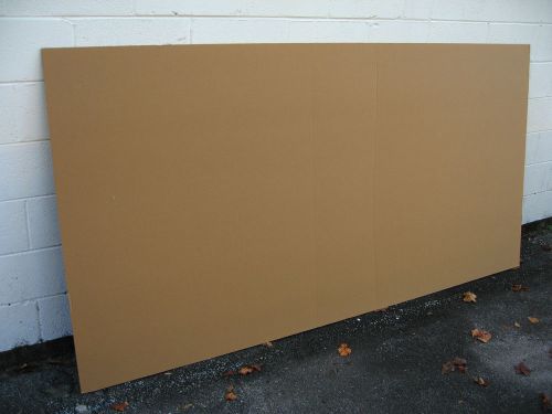 Corrugated cardboard sheets, single ply, 48&#034; x 96&#034; (4&#039; x 8&#039;), 30 sheets for sale