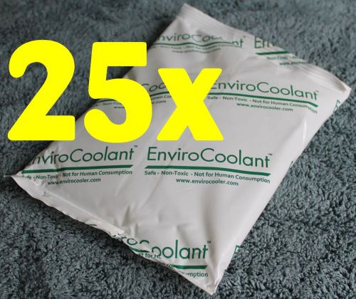 25 Envirocoolant Insulated Shipping Solid Ice Cold Cooler Gel Packs Sunburn