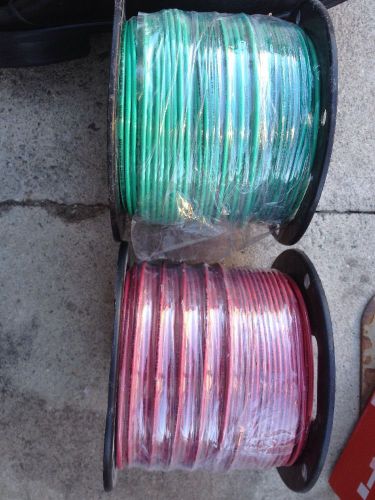 12 AWG Solid Copper THHN Wire 500&#039; Spool Red And Green