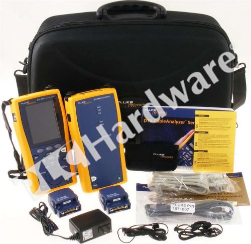 Fluke dtx-1800 cable analyzer dtx1800 dtx-1200 version 2.7400 calibration 2011 for sale