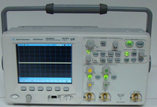 Agilent Digital Storage Oscilloscope DSO5052A w/opt 080 cover 500 MHz  WARRANTY