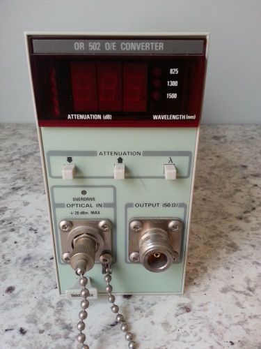 Tektronix OR502 O/E Optical/Electrical converter module plug-in