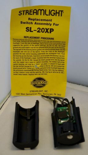 Streamlight replacement switch assembly for sl-20xp flashlight on/off switch kit for sale