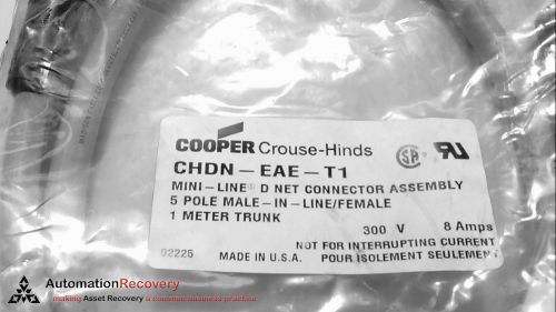 COOPER CROUSE-HINDS CHDN-EAE-T1; MINI-LINE D NET CONNECTOR ASSEMBLY, NEW