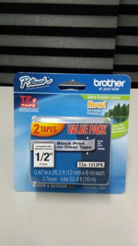 Brother P-Touch TZe-131 BLACK ON CLEAR Label Tape TZe131 / Ptouch TZ131 PT-1880