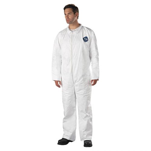 Dupont Tyvek Coverall Zip Ft- Size 2xl - 25 Units White TY120S-2XL