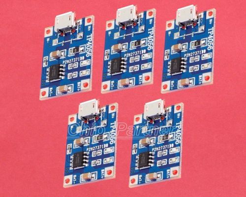 5pcs 1A 5V Micro USB Lithium Battery Charging Board Charger Module
